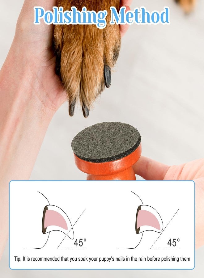Qiuruoo Dog Nail File for Wooden，Dog Scratch Pad for Nails with 3 Replaceable Sandpaper,Suitable for Pet Stores, Home Cats and Other Small Pets to Use (Light red) - Image 5